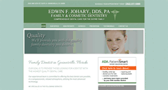 Desktop Screenshot of joharyfamilydentistry.com